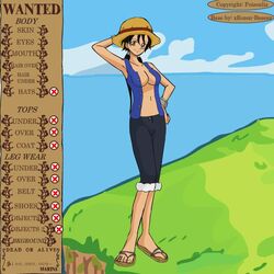 artist_request female female_only luffyko monkey_d_luffy one_piece rule_63 shounen_jump tagme