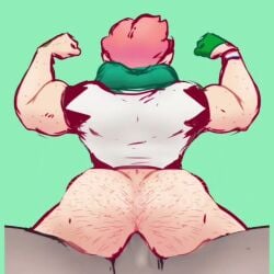 animated animation back_view bara bara_ass bara_body cum cum_fart cum_in_ass cum_inside gay gay_anal gay_domination gay_male gay_sex human human_male human_only milo_(pokemon) nizbagelshop pokemon pokemon_ss riding riding_cock riding_dick riding_penis sound sound_effects tagme video