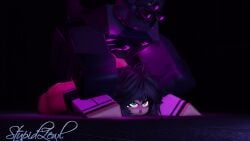 1boy 1girls 2025 3d 3d_(artwork) 3d_animation anal anal_sex animal_genitalia animated anthro artist_name big_ass big_penis black_hair breasts dominant_anthro furry glowing glowing_body glowing_markings green_eyes grey_fur half-dressed kaiju_paradise knot_fucking knotted_penis knotting lab_coat longer_than_10_seconds mounting music night_vision_goggles nightcrawler_(kaiju_paradise) penis_in_ass pinned_down purple_penis rear_view roblox roblox_game robloxian rough_sex self_upload sex shorter_than_30_seconds sound straight_sex stupidzewl tagme tail tail_markings vagina video watermark