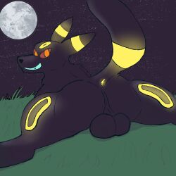 1:1 ass backsack balls eeveelution femboy feral gay gay_anal gay_male gay_sex generation_2_pokemon genitals homosexual homosexual_male homosexual_sex karamerudraws male male/male male_only male_penetrated moon nintendo outside pokemon pokemon_(species) presenting presenting_hindquarters solo umbreon