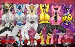 6girls ahim_de_famille bodysuit breast_expansion breast_growth breast_growth_(enlargement) breasts cg cum cum_drip cum_in_ass cum_in_pussy cum_inside cum_on_body cum_on_face cumshot enlarged_breasts erect_nipples erect_nipples_under_clothes female female_focus female_only fueki_koyomi gokai_pink hanaori_kotoha helmet heroine hokekyo_9 huge_breasts instant_loss kaizoku_sentai_gokaiger kamen_rider kamen_rider_fourze_(series) kamen_rider_nadeshiko kamen_rider_tsukuyomi kamen_rider_wiseman kamen_rider_wizard_(series) kamen_rider_zi-o_(series) kishiryu_sentai_ryusoulger koyomi_fueki kyoryu_violet looking_at_viewer multiple_females multiple_girls nadeshiko_(kamen_rider_fourze) nipples nipples_visible_through_clothing samurai_sentai_shinkenger shinken_yellow skintight skintight_bodysuit skintight_suit squatting squatting_position super_sentai thick_thighs thighs tokusatsu tsukuyomi_(kamen_rider_zi-o) wide_hips yayoi_ulshade