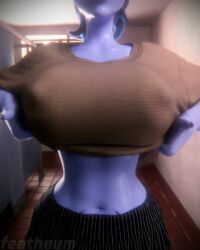 1girls 3d animated big_breasts boob_drop bouncing_breasts breast_drop clothes_up feetheum female flashing_breasts large_breasts lifting_shirt nipples nipples_visible_through_clothing no_bra overwatch presenting_breasts short_video shorter_than_30_seconds showing_breasts solo sound t-shirt t-shirt_up tagme titty_drop undressing video widowmaker