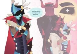 2boys artist_request clockwork_(roblox) doombringer male_only roblox roblox_admins robloxian russian_text source_request speech_bubble tagme