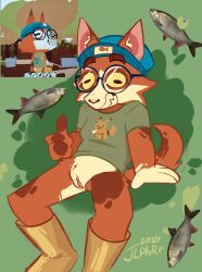 furry furry_only jelipherr_(artist) nonbinary silly solo solo_focus webfishing