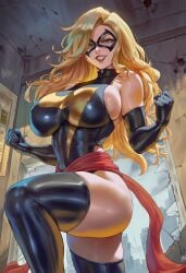 carol danvers from marvel by witchy