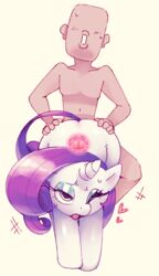 1girls ahe_gao anal ass cervix equine exed_eyes female friendship_is_magic from_behind hair heart horn horse interspecies long_hair looking_pleasured male mammal my_little_pony open_mouth penetration penis pony rarity_(mlp) sex straight straight_hair