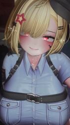 1girls big_boobs big_breasts big_tits blonde blonde-haired_female blonde_female blonde_hair blonde_hair_female boobs breasts countdown english_voice_acting eyes_visible_through_hair female handjob huge_breasts jiggle jiggling_breasts large_breasts looking_at_viewer police police_hat police_officer police_uniform policewoman pov pov_eye_contact pov_handjob pov_male short_hair tits video voice_acted vrc_hmm vrchat woman
