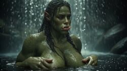 69_position ai ai-created ai_assisted ai_generated big_ass big_woman blowjob bouncing_ass bouncing_breasts breast_grab breast_squeeze breast_sucking breasts_bigger_than_head campfire camping close_up_view cum_in_mouth cumshot deep_throat dirt doggy_style facesitting fantasyanim fellatio fire foursome green_skin huge_balls huge_breasts huge_cock human interspecies lying_on_side moaning music nipple_play orc orc_female pointy_ears pov riding riding_penis sensual size_difference sound sound_effects spit sweat tagme tent threesome throat_fuck video water waterfall wet_body wet_hair