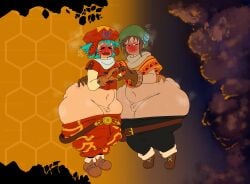 .hack 2boys bigladiesidk blush bottom_heavy bottomless fat fat_femboy fat_male fat_thighs femboy huge_hips human kunisaki_shugo male male_only nude overweight overweight_male penis small_penis thick_thighs thunder_thighs tiny_penis weight_gain wide_hips