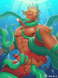 2016 anal anal_penetration bara boy_rape cole_cassidy green_tentacles jin lifeguard male male_nipples male_only male_rape_victim nipple_suck nippleplay nipples overwatch penis rape tagme tentacle tentacle_in_anus tentacle_in_mouth tentacle_on_male tentacle_rape tentaclejob torn_clothes underwater