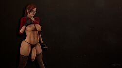 1futa 3d abs areolae atlassfm balls breasts claire_redfield curvy erect_nipples flaccid futa_only futa_sans_pussy futanari huge_breasts huge_penis intersex large_balls muscular_futanari nipples panties penis penis_out resident_evil solo source_filmmaker thighhighs