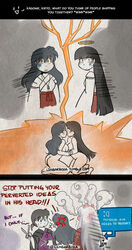 aquarina ask_me_anything imagine_spot inuyasha inuyasha_(character) kagome_higurashi kikyo_(inuyasha) miroku yuri