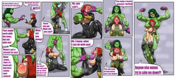 1futa 1girls abs allesey balls_deep between_breasts big_dom_small_sub black_widow_(marvel) bodysuit broken_rape_victim cock_sleeve comic deepthroat dildo fellatio female forced futa_on_female futanari green-skinned_futanari head_between_breasts human intersex larger_futanari light-skinned_female light_skin marvel marvel_comics muscular_female muscular_futanari natasha_romanoff nipples oral questionable_consent rape red_hair rolling_eyes sex sex_toy she-hulk smaller_female stomach_bulge tight_clothing torn_bodysuit