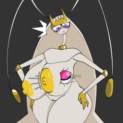 1girls areolae breasts completely_nude completely_nude_female female female_only gallo_wazavi large_breasts naked naked_female nipples nude nude_female pheromosa poke_ball pokemon pokemon_(species) pussy solo solo_female