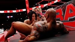 alexa_bliss bayley bayley_(wwe) belethor's_smut blowjob celebrity dave_bautista fellatio female male male/female micro nude real_person sex wrestler wrestling wwe wwe_diva