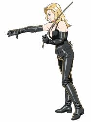 1female 1girls adult adult_female asian asian_female asian_girl black_boots blonde_female blonde_hair blonde_hair blonde_hair_female boot_fetish boots cane clothes dominant dominant_female dominatrix elbow_gloves enkaboots female female_focus female_only femdom gloves knee_boots kneehigh_boots leather leather_boots leather_clothing leather_gloves long_legs original original_character original_characters riding_boots tall_boots