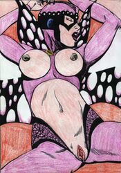 artist_request black_orchid_(dc) breasts breasts_out dc_comics pussy