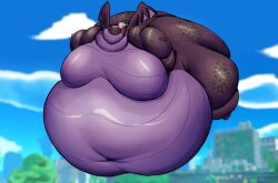 anthro ayaxstudio bbm big_ass big_breasts breasts bubble_butt cleavage dragon huge_ass huge_breasts overweight scalie tagme thick_thighs wide_hips