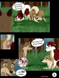 2008 aleu animal_pussy balto balto_(film) comic comic_page feral incest kodi lonewolf text text_bubble