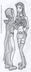 dc_comics hdav rachel_roth raven_(dc) starfire straight_hair teen_titans