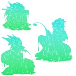 1:1 absurd_res akai_rat alpha_channel anthro bodily_fluids cum cumshot dragon drooling ejaculation genital_fluids genitals goo_creature hi_res hybrid knot knotted_penis male melting model_sheet mythological_creature mythological_scalie mythology open_mouth penis saliva scalie slosh_slushie solo