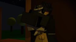 2boys 3d chance_(forsaken) forsaken_(roblox) full_nelson mafioso_(dream_game) roblox tagme video