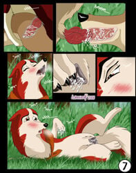 2008 aleu balto balto_(film) comic comic_page feral incest jenna_(balto) kodi lonewolf panting