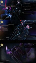 3d after_rape anal anal_sex before_and_after big_breasts captured collar corrupted cum cum_drip cum_in_ass cum_inside curse cursed cutebuneira debuff defeat defeated defeated_heroine domination english_text enslaved fantasy female femsub final_fantasy final_fantasy_xiv forced fucked_into_submission fucked_senseless game game_mechanics gameplay_mechanics gpose(ffxiv) instant_loss instant_loss_2koma lycan lycanthrope masturbating masturbation monster monster_on_female monster_rape rape status_effect text touching_self werewolf wolf zoophilia