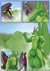 acordviridis animal_genitalia balls big_balls big_sheath castle comic crash dragon huge_balls hyper hyper_balls hyper_sheath kittykage macro male male_only nol sheath size_difference