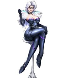 1girls 2026 alluring big_breasts black_cat_(marvel) black_cat_(marvel_rivals) bodysuit breasts bursting_breasts choker claws cleavage collar curvaceous curvaceous_body curvaceous_female curvaceous_figure curvaceous_hips curvy curvy_body curvy_female curvy_figure curvy_hips domino_mask earrings enticing eyemask felicia_hardy female green_eyes high_resolution highres hips hourglass_figure huge_breasts large_breasts looking_at_viewer marvel marvel_comics marvel_rivals mask masked masked_female massive_breasts purple_lipstick seducing seductive seductive_look shiny shiny_breasts shiny_clothes shiny_skin sitting skin_tight spider-man_(series) superheroine teasing teasing_viewer temptation tempting tempting_viewer thick thick_breasts thick_hips thick_thighs tight_clothes tight_clothing voluptuous voluptuous_female white_background white_fur white_hair wide_hips wilhelmina_(artist)