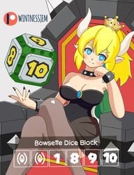 bowsette genderswap mario_(series) mario_party new_super_mario_bros._u_deluxe nintendo super_crown super_mario_party wintnessjem