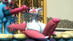 3d 3d_(artwork) 3d_animation 3d_model animated anthro big_ass big_balls big_breasts big_penis commission commissioner_upload continue_after_cum cum cum_alt cum_in_ass cum_inside cumflation futa_focus futa_latios futa_on_futa futa_only futanari gen_3_pokemon generation_3_pokemon inflation intersex latias latios legendary_pokemon lolmcfallout penile pokemon pokemon_(species) sex tagme thick_thighs video