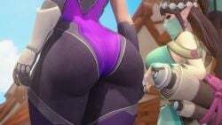 2girls 3d 3d_animation animated annoyed_expression ass ass_envy ass_vs_breasts big_ass big_breasts blender blonde_female blonde_hair blue_eyes bragging breast_envy breasts clone female forest huge_ass huge_breasts hylian jealous jealous_female jealous_look jealousy looking_at_ass looking_at_breasts looking_at_each_other looking_at_partner mp4 nurico paladins skye_(paladins) tagme thick_ass thick_thighs video walk_cycle walking walking_together ying_(paladins)