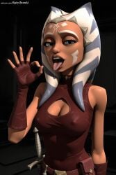 ahsoka tano from clone wars by spicytoonai