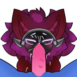after_oral after_sex animal_genitalia animal_penis anonymous_artist anthro avian beak bird blue_body blush bodily_fluids corvid cum cum_inside cum_on_face cum_on_visor duo feathers fellatio female genital_fluids genitals hi_res iris_(lanfenghuang) jay_(bird) lanfeng_(lanfenghuang) machine male male/female male_penetrating new_world_jay nude oral oral_penetration oscine passerine penetration penile penis protogen sex steller's_jay