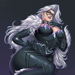 black cat (marvel rivals) from marvel by treartz