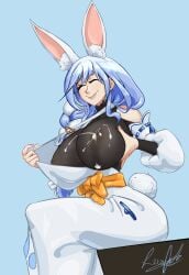 pekomama from hololive by leeaff