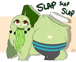 chikorita from pokemon by justkindofhere