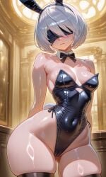 yorha 2b from nier: automata by slombert