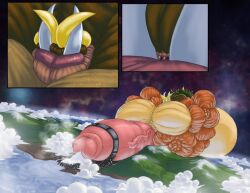 1boy big_balls hyper hyper_balls hyper_genitalia hyper_muscles hyper_penis hyper_testicles koopa male muscles muscular muscular_male planet_sized planetself