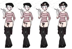 1dickgirl 2022 beret bottomless breasts censored cigarette_holder clothed clothing clown_makeup dickgirl eyeliner female futanari gloves hat intersex itumonohentai_b koko koko_(leisure_suit_larry) leisure_suit_larry leisure_suit_larry:_magna_cum_laude makeup male_focus mime mime_girl nipples pants_down partially_clothed penis pubic_hair semi_nude shoes smoke sweater trans_woman transfem