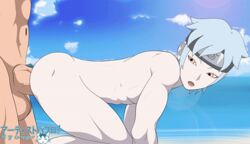 2boys age_difference anal anal_insertion anal_sex animated ass balls bent_over big_penis blue_hair boruto:_naruto_next_generations doggy_style from_behind from_behind_position gay large_penis looking_back male male_only male_penetrating mitsuki_(naruto) naked naruto nude onoro_nyo open_mouth outdoors penetration penis sarutobi_konohamaru sex teacher_and_student testicles yaoi yellow_eyes