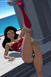 diana prince from dc comics by spicytoonai