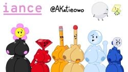 2boys 6girls akatieowo battle_for_bfdi battle_for_dream_island bfb bfdi breasts bubble_(bfdi) fanny_(bfdi) female flower_(bfdi) iance_(bfdi) jacknjellify jnj lightning_(bfdi) male match_(bfdi) nipples object_show object_show_community object_shows osc pencil_(bfdi) ruby_(bfdi) snowball_(bfdi)