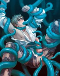 1boy anal_penetration arthur_kirkland axis_powers_hetalia blonde_hair blush boy_rape crying england_(hetalia) erection gay green_eyes legs_held_open male male_only male_rape_victim male_urethral_insertion oral_penetration partially_clothed penis rape struggling tentacle tentacle_around_neck tentacle_around_penis tentacle_in_anus tentacle_in_mouth tentacle_in_penis tentacle_in_urethra tentacle_on_male tentacle_rape tentacle_sex tentacle_suspension tentacles tentacles_around_arms tentacles_around_legs tentacles_around_wrists tied_up torn_clothes urethra urethral_insertion urethral_penetration vuri yaoi