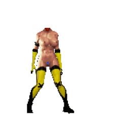 animated color colored edit edited female game_cg mortal_kombat pixel_art simple_background tagme tanya_(mortal_kombat) third-party_edit