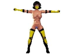 animated color colored edit edited female game_cg mortal_kombat pixel_art simple_background tagme tanya_(mortal_kombat) third-party_edit