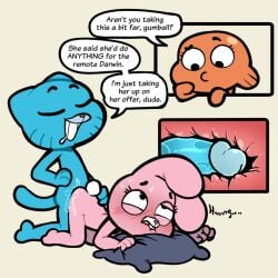 1boy 1boy1girl 1girls 2023 2boys age_difference anais_watterson anthro anthro_female anthro_male anthro_on_anthro anthro_only anthro_penetrated anthro_penetrating anthro_penetrating_anthro biting_lip blue_body blue_fur blush blushing bodily_fluids brother brother_and_sister cartoon_network cat cat_girl completely_naked completely_naked_anthro completely_naked_female completely_nude completely_nude_anthro completely_nude_female cotton_tail cub cub_on_cub darwin_watterson dialogue domestic_cat english english_text eyebrows eyelashes felid feline felis female female_cub female_penetrated fur furry furry_female furry_male furry_only genital_fluids gumball_watterson incest internal itsunknownanon lagomorph male male/female male_cub male_penetrating male_penetrating_female mammal naked naked_anthro naked_female nude nude_anthro nude_female pillow pink_body pink_fur pussy_juice rabbit rabbit_girl rabbit_tail siblings sister speech_bubble tail text the_amazing_world_of_gumball url vaginal_fluids vaginal_penetration wet wet_pussy whiskers x-ray young young_anthro young_female young_male