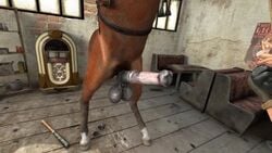 1animal 2girls 3d animated animopron ass ass_cutout ass_slap assisted_sex balls bdsm belt black_balls blunt_penis bound bound_wrists crotch_cutout crotchless crotchless_pantyhose cum_on_floor excited female female_pov forced guided_penetration hooves horse horsecock huge_balls leathery_balls long_penis male metal_gear metal_gear_solid metal_gear_solid_v:_the_phantom_pain no_sound pantyhose quiet_(metal_gear) retrained rope rugged_balls spanking swinging_penis testicles tied_up tied_wrists torn_clothes torn_legwear torn_pantyhose video wooden_floor zoophilia