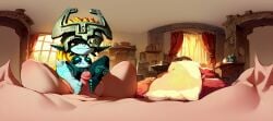 2:1 360_fov 360_panorama ai_generated animated feet feet_up footjob imp imp_midna midna nintendo oerba_yun_fang shortstack smug sound video virtual_reality voice_acted vr vr_video wiseguy zelda_(twilight_princess)